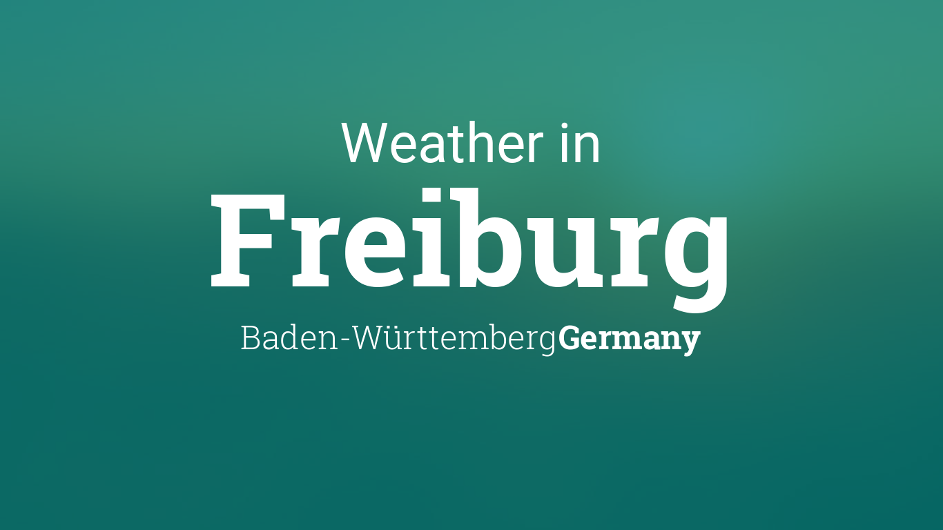 Weather Freiburg